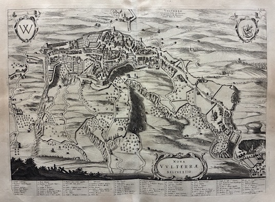 Mortier Pierre (1661-1711) Nova Vulterrae delineatio 1704 Amsterdam 